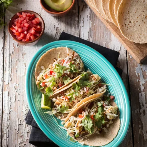 Chipotle lime cauliflower Tacos