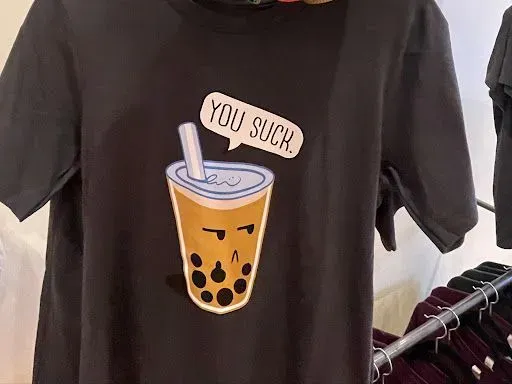 You Suck Boba Tee Shirt - M