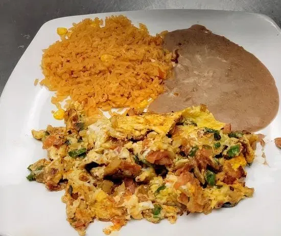 Huevos a la Mexicana Plate