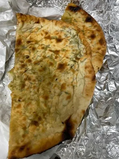 Spinach and Goat Cheese Naan