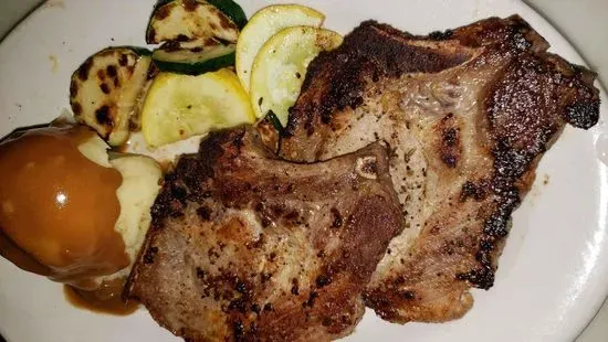 2 Grilled Pork Chops Dinner