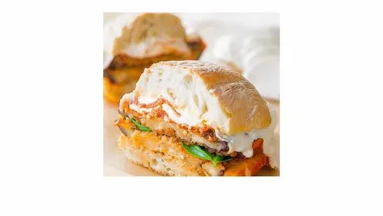 Eggplant Parmesan Sandwich
