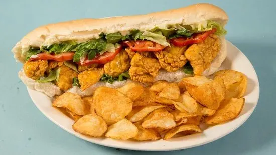 Catfish Poboy (Whole Poboy) Combo