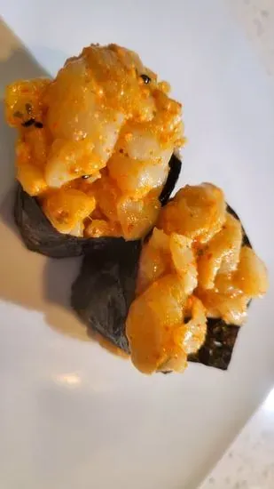 Spicy Scallop nigiri