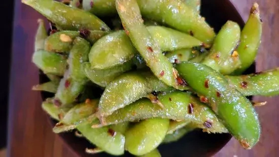 Spicy Galic Edamame