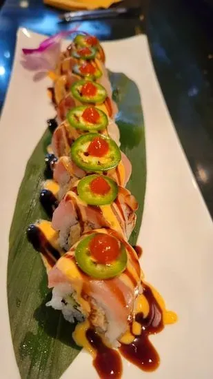 Hamachi fire Roll