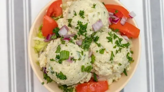 Greek Mini Salad with Potato Salad  (Medium)