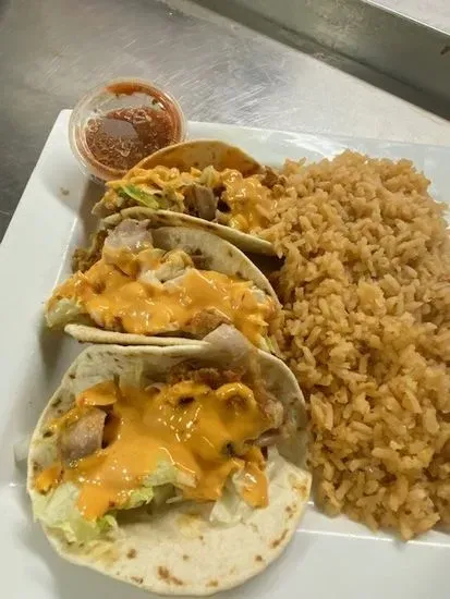 CHICKEN TACO PLATE