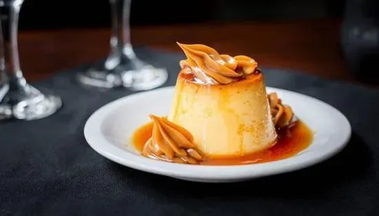 Flan con Dulce de Leche