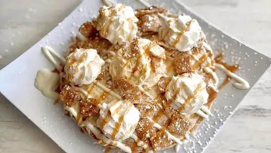 Pancake Cinnamon Toast Crunch Cheesecake