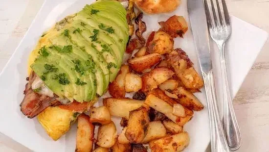 B.L.T. Avocado Omelette