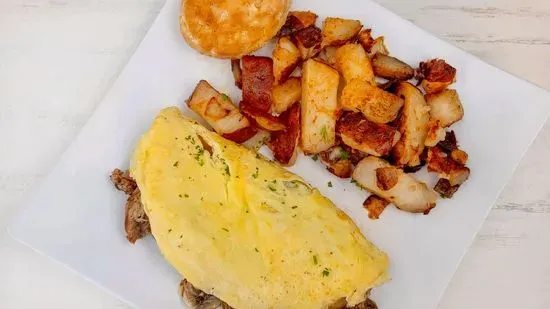 Steak Omelette