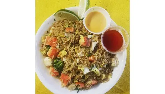 Crab Flavored Meat Fried Rice