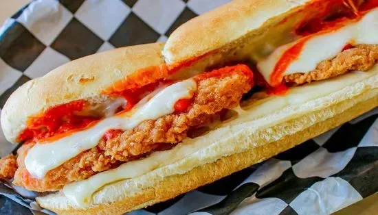 Chicken Parmesan sandwich