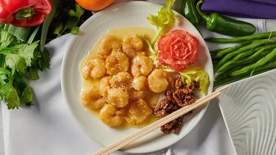 Prawns with Honey walnuts