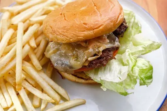 Goga American Wagyu Burger with Fries