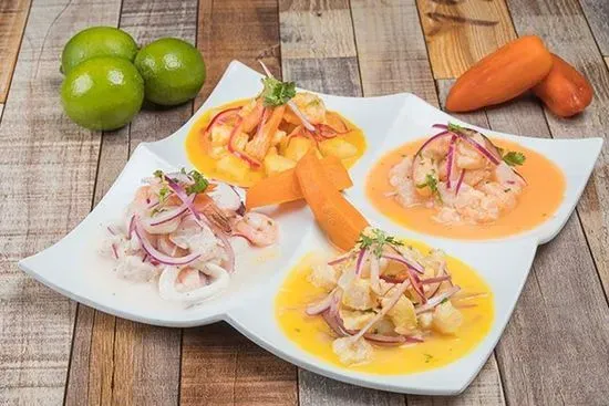 Ceviche Sampler