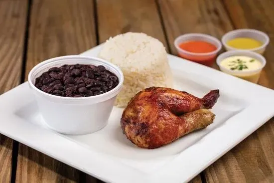 #1 1/4 Chicken Rice and Beans