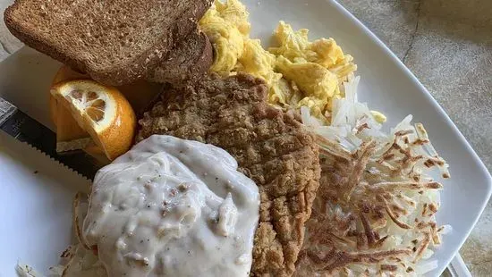 Chicken Fried Steak & Eggs