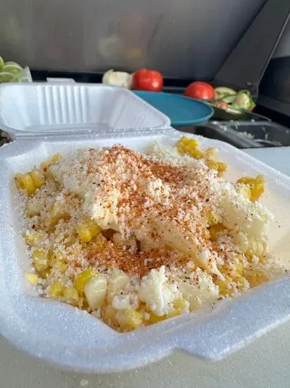 Esquites / Mexican Street-Style Corn in a bowl