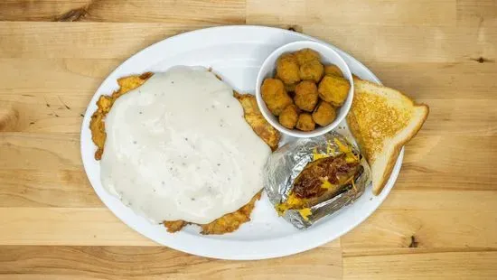 18. Chicken Fried Steak & Two Eggs