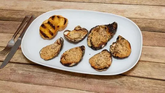 Classic Chargrilled Oysters Half Dozen