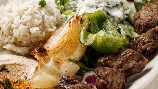 Beef Shish Kabob Plate