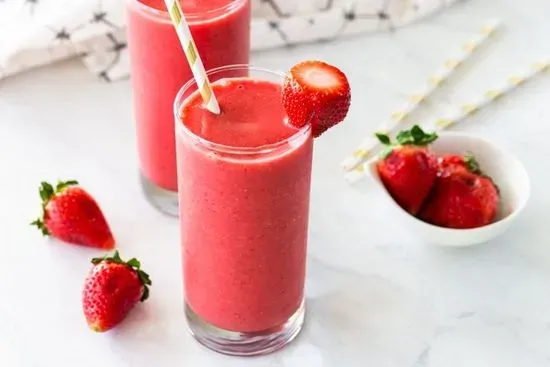 LARGE Strawberry Lychee Guava Smoothie