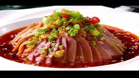 4. Spicy Beef combo夫妻肺片