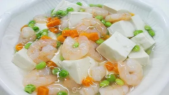 13. Tofu with prawn