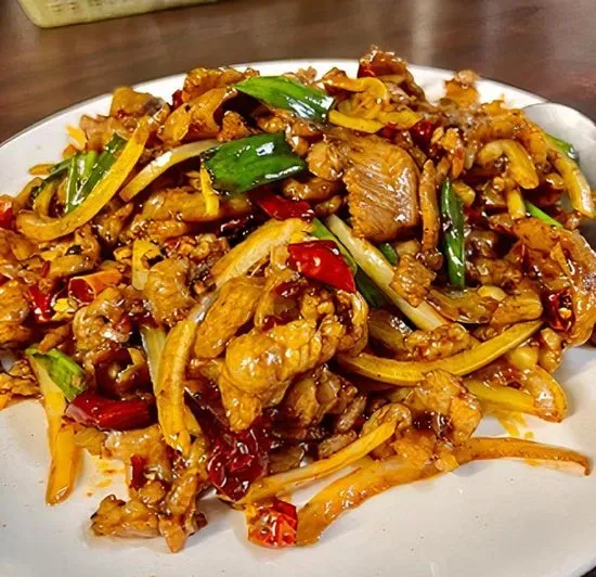 14. Mongolian chicken蒙古鸡