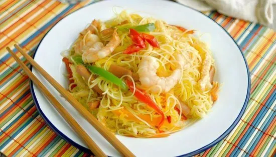 Singapore Curry Rice Noodle 星洲炒米 