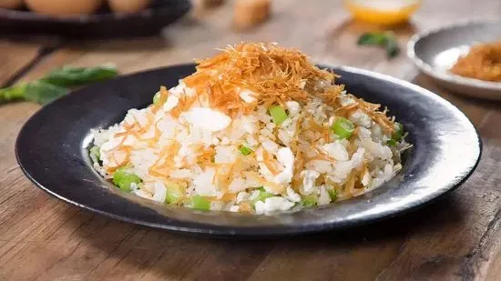 Dried Shredded Scallop w/ Egg White Fried Rice 瑤柱蛋白炒飯 