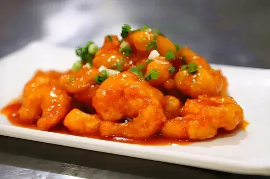 Sweet & Sour Prawns 甜酸蝦球 