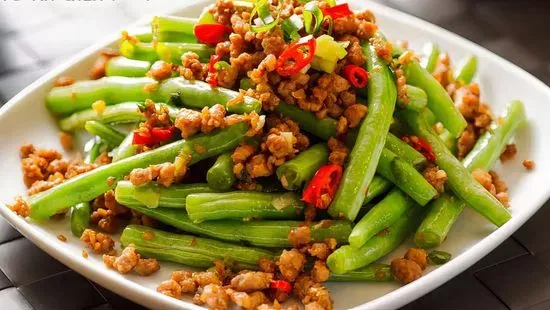 Green Bean in Chili Minced Pickle 乾煸四季豆 