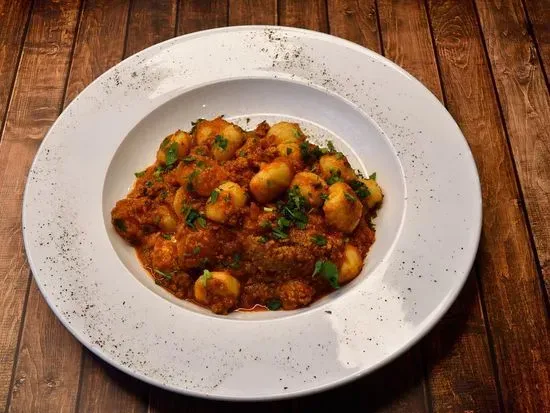 Homemade Gnocchi Bolognese