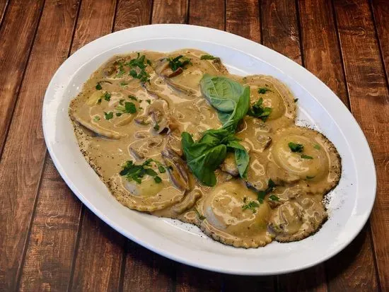 Homemade Ravioli Funghi Porcini