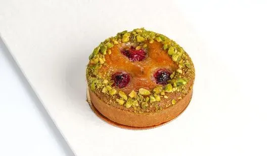 RASPBERRY PISTACHIO TART