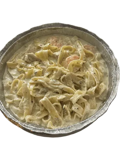 105. Chicken & Shrimp Fettuccine Alfredo