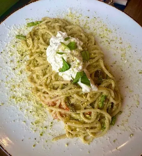 Pistachio Cream spaghetti