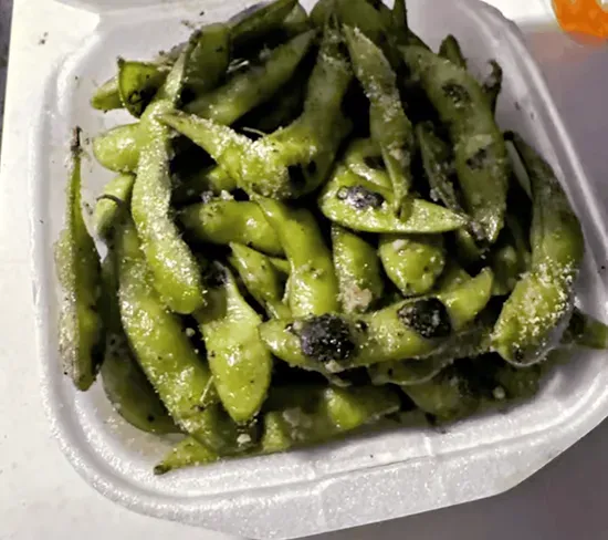 Grilled Edamame