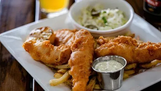 Beer Battered Fish & Chips