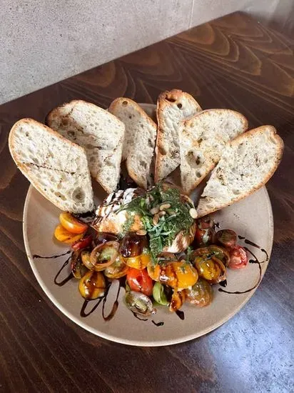 Burrata with Heirloom Tomatoes