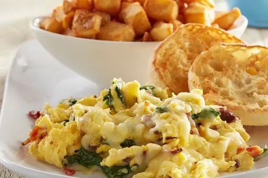 Sunrise Spinach Scrambler