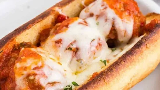 Meatball Parmesan Sandwich