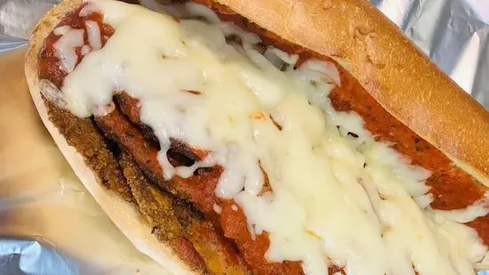 Eggplant Parmesan Sandwich