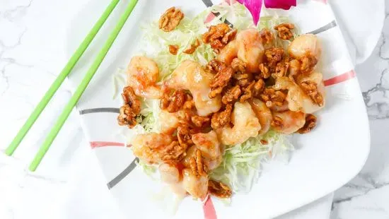 M.Honey Walnut Prawns