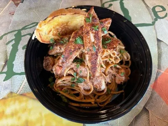 Blackened Shrimp (6) & Chicken (2) Pasta