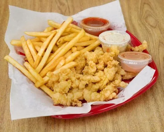 FRIED CONCH DINNER.