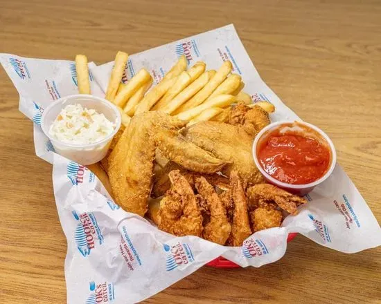 HOOK'S CATCH®  2PC WINGS & 5 SHRIMP